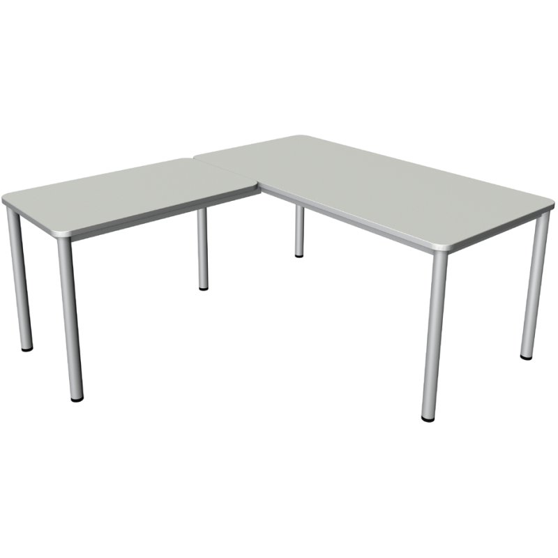 Kerkmann bureau PRIME avec surélévation, 1800 mm, anthracite