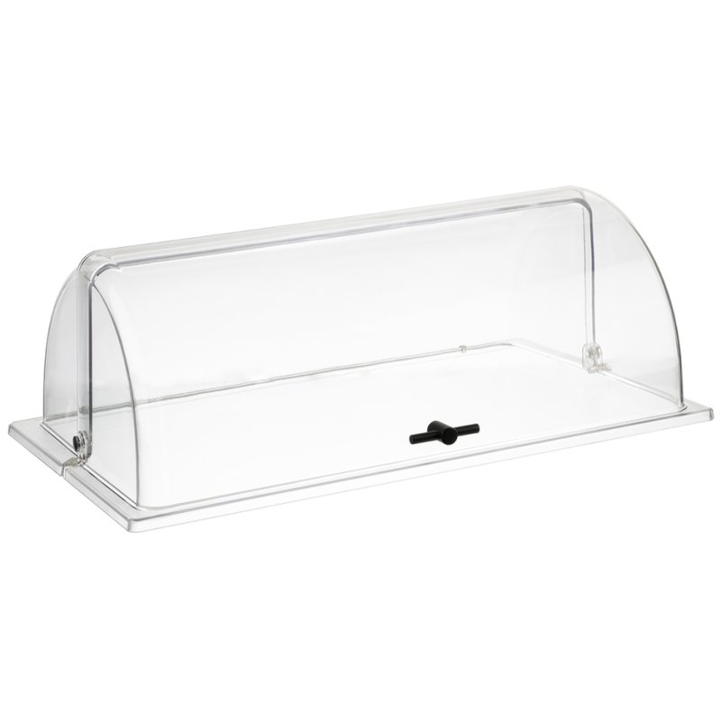 APS cloche à rideau GN 1/1, rectangulaire, transparent, 530×325×190 mm