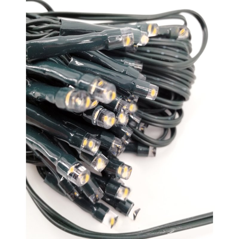 jamasia LED-lichtsnoer, groen, 80 lichten, spatwaterdicht