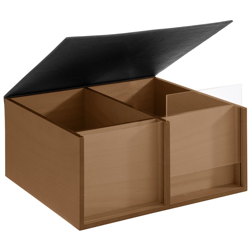 APS boîte buffet TOAST BOX, 360 × 335 × 175 mm, chêne foncé