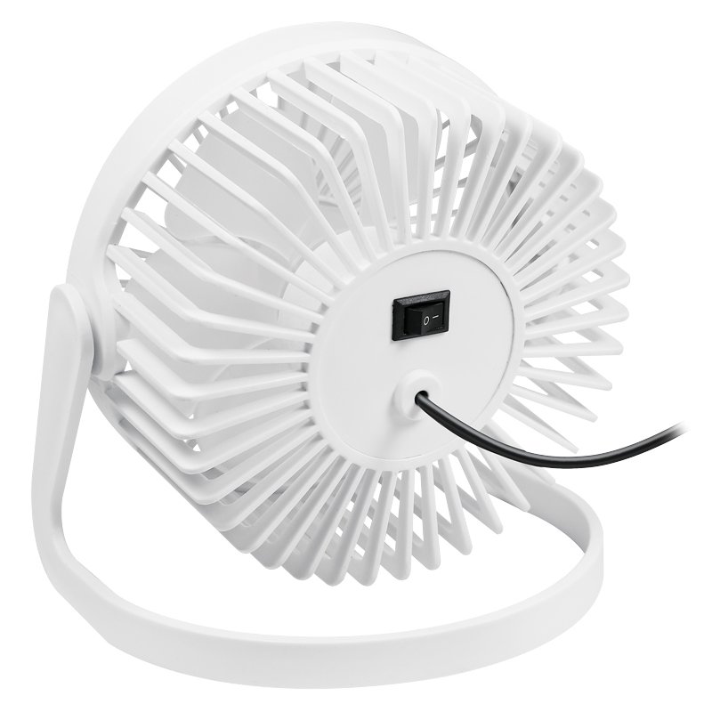 LogiLink USB-bureauventilator, wit, 127 mm