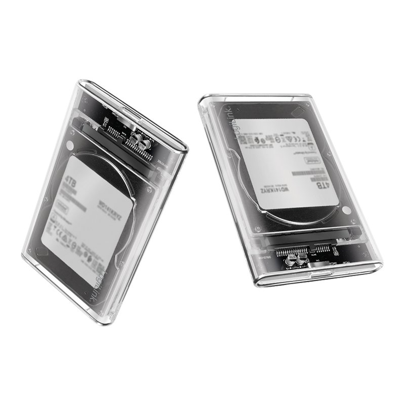 LogiLink boîtier 2,5" SATA USB 3.0, transparent, polycarbonate
