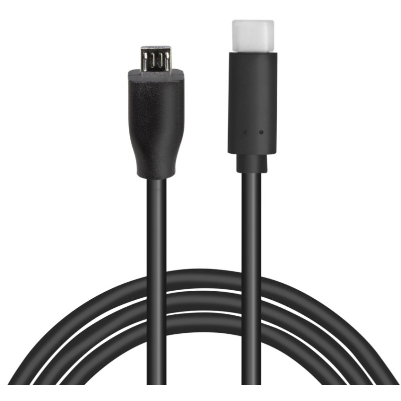LogiLink USB 2.0 kabel USB-C naar Micro-USB, zwart