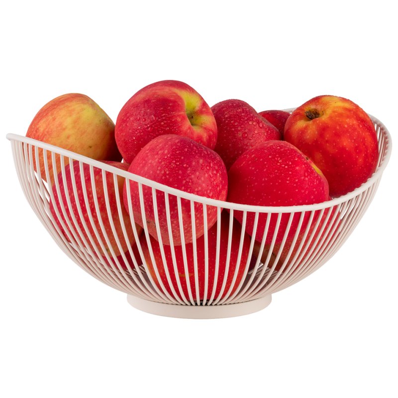APS corbeille à pain et fruits SVART, ovale, noir, 295×255 mm