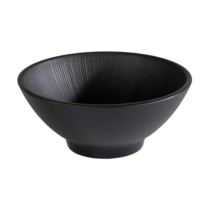 APS NERO plateau rond, diamètre 160 mm, noir, mélamine