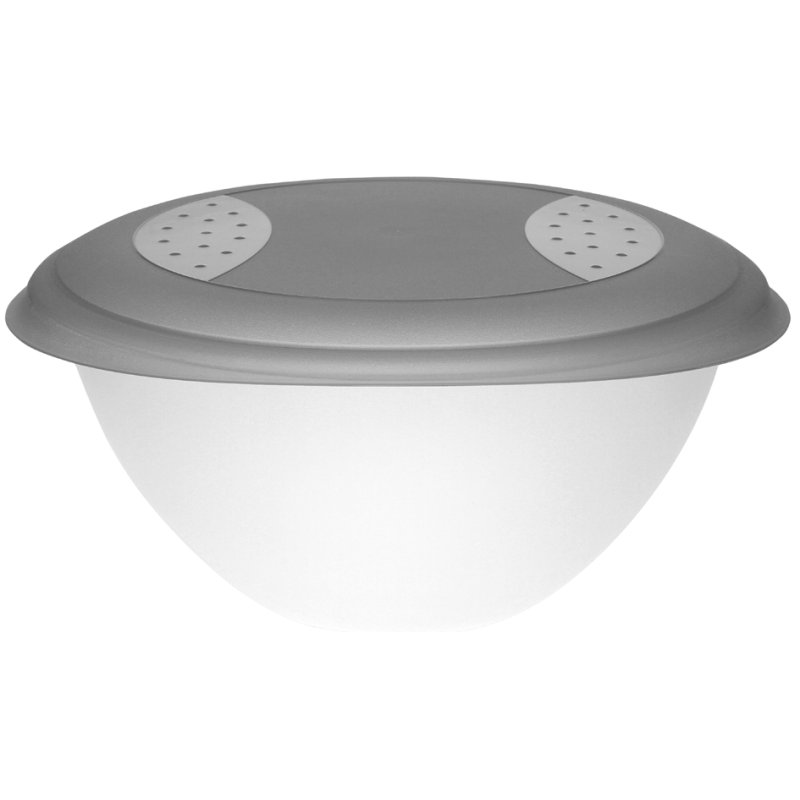 keeeper salad bowl Sandra with lid, 6 litres, grey, 340 mm