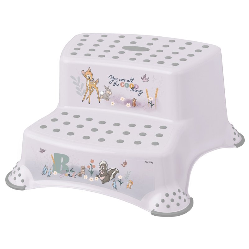 keeeper step stool Igor Bambi, two-step, white, 37×40×21 cm