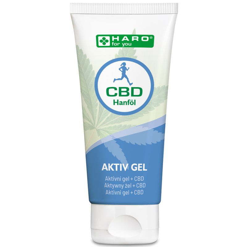 HARO actieve CBD-gel, koelend, munt & eucalyptus, 100 ml