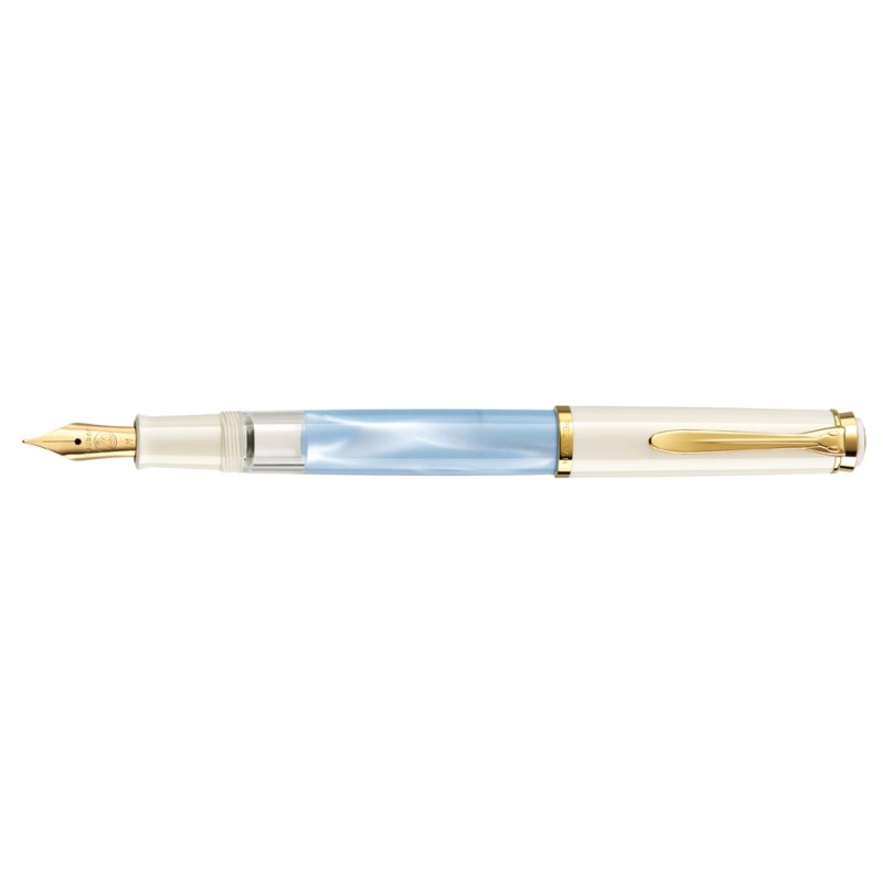 Pelikan stylo M 200 bleu pastel, épaisseur de pointe M