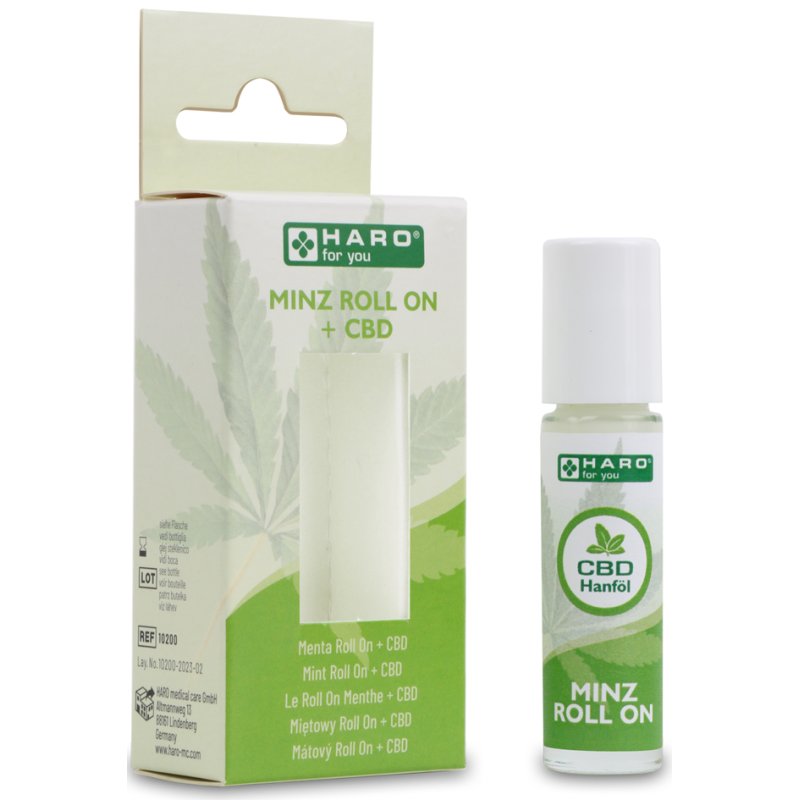 HARO Mint Roll-On + CBD, 10 ml