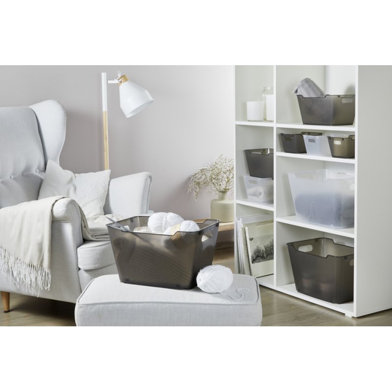 keeeper boîte de rangement Lotta, 1,8 litre, gris cristal, 195×140×100 mm