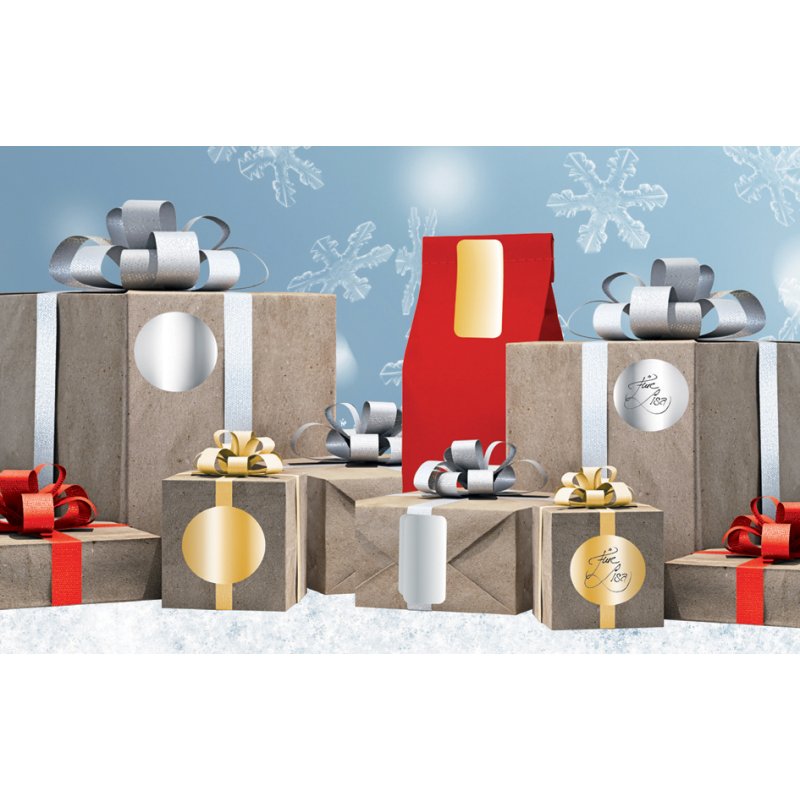 HERMA étiquettes de Noël, or, 32 mm, 18 pièces