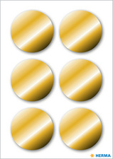 HERMA hoekstickers zilver, 34 x 67 mm, 9 stuks