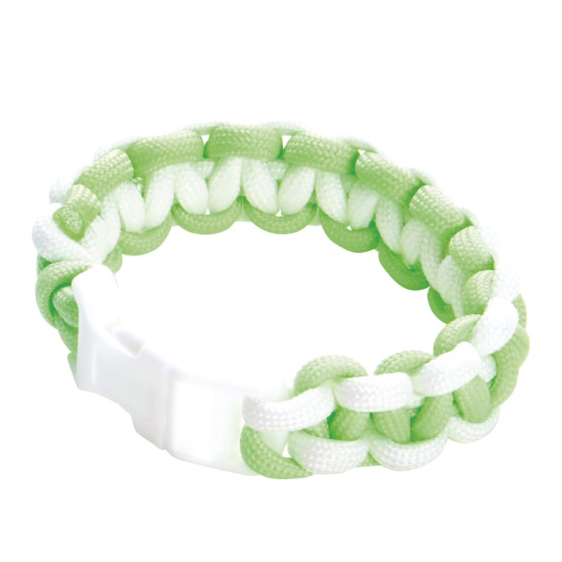 folia Paracord set gloeit in het donker, gekleurd geassorteerd, 3×3 meter, 4 mm