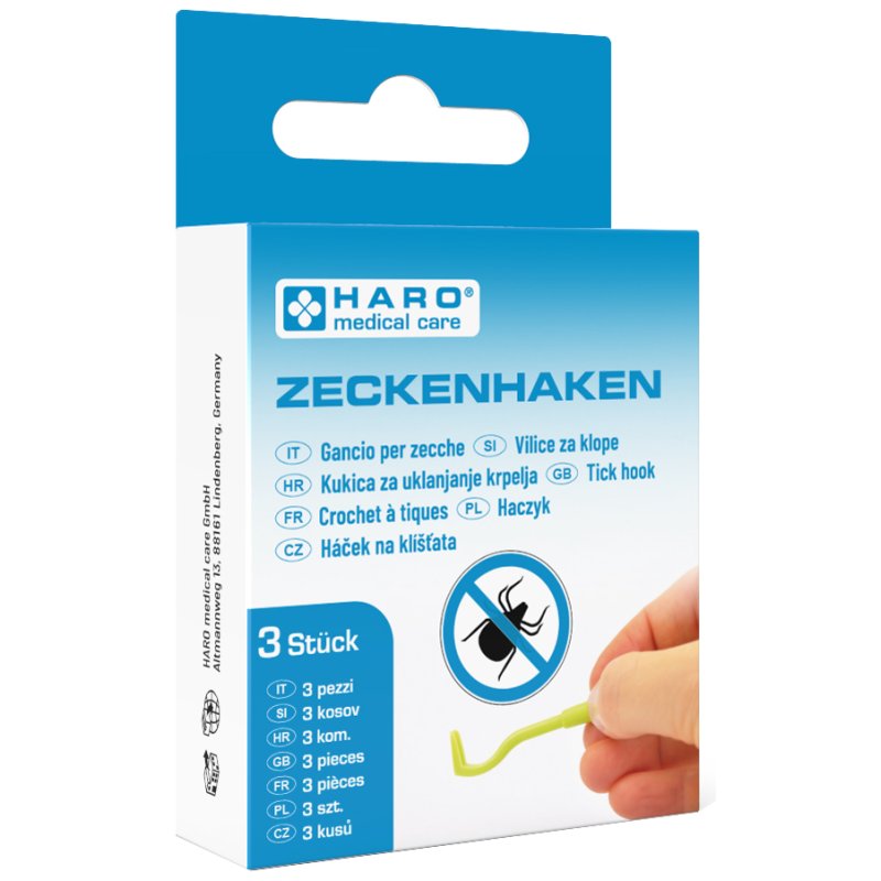 HARO tekenverdrijver, kunststof ABS, groen, 3 stuks