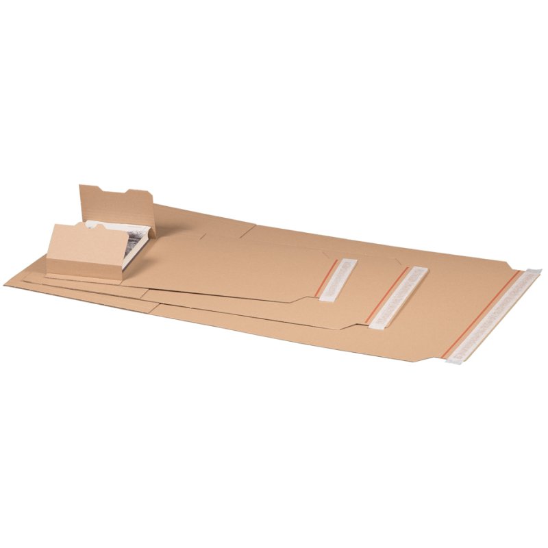 SMARTBOXPRO boîte d'expédition Eco-ligne A5, carton ondulé brun, bande déchirable, 25 pièces