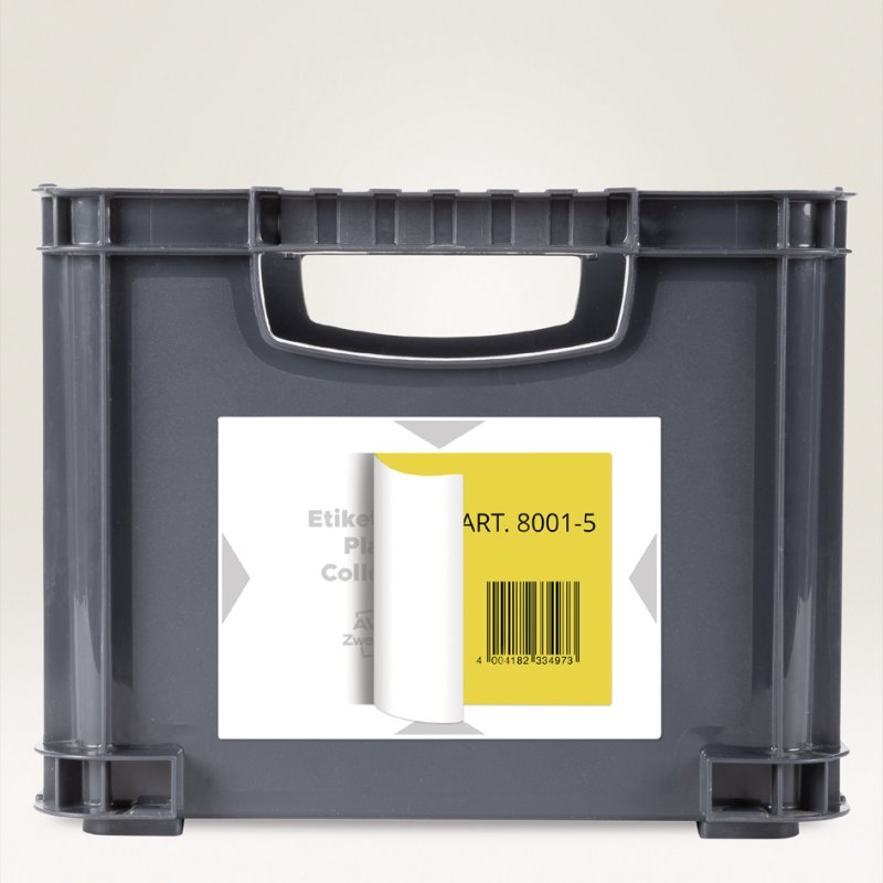 AVERY Zweckform étiquettes réutilisables, 120×80 mm, blanc/gris clair, 20 pièces