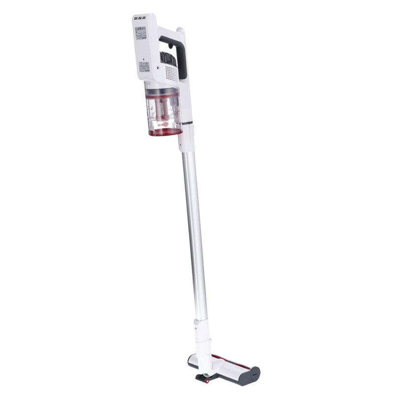 SEVERIN draadloze steelstofzuiger S'Power HV 7152, 22,2 V Li-ion accu, wit/rood, 40 min looptijd