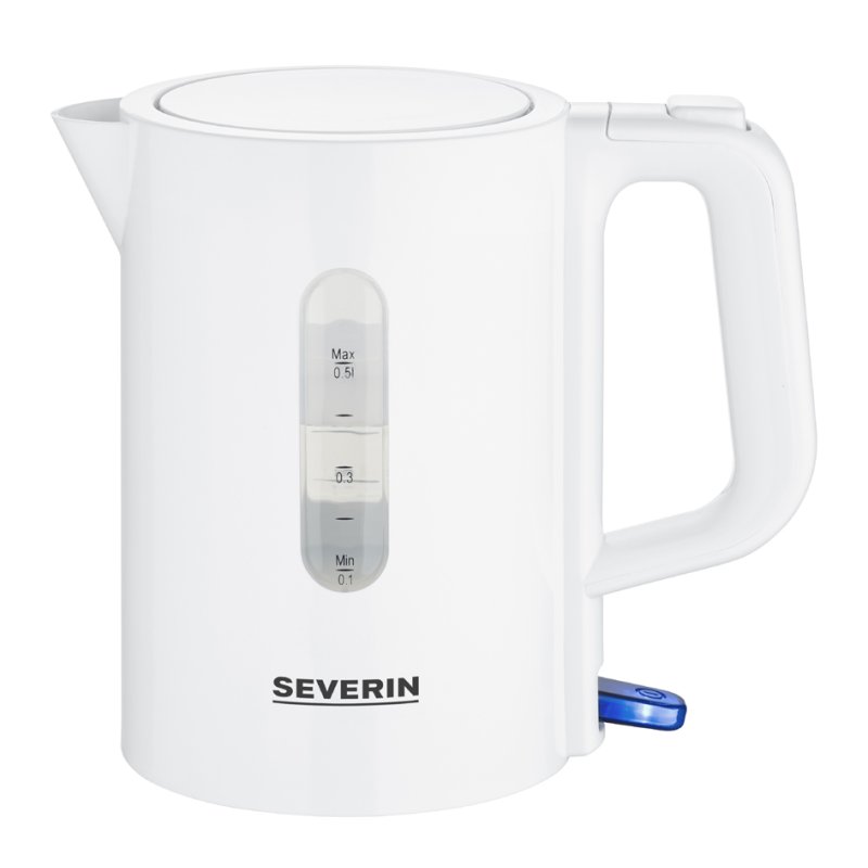 SEVERIN travel kettle WK 3462, 0.5 litre, white, BPA-free
