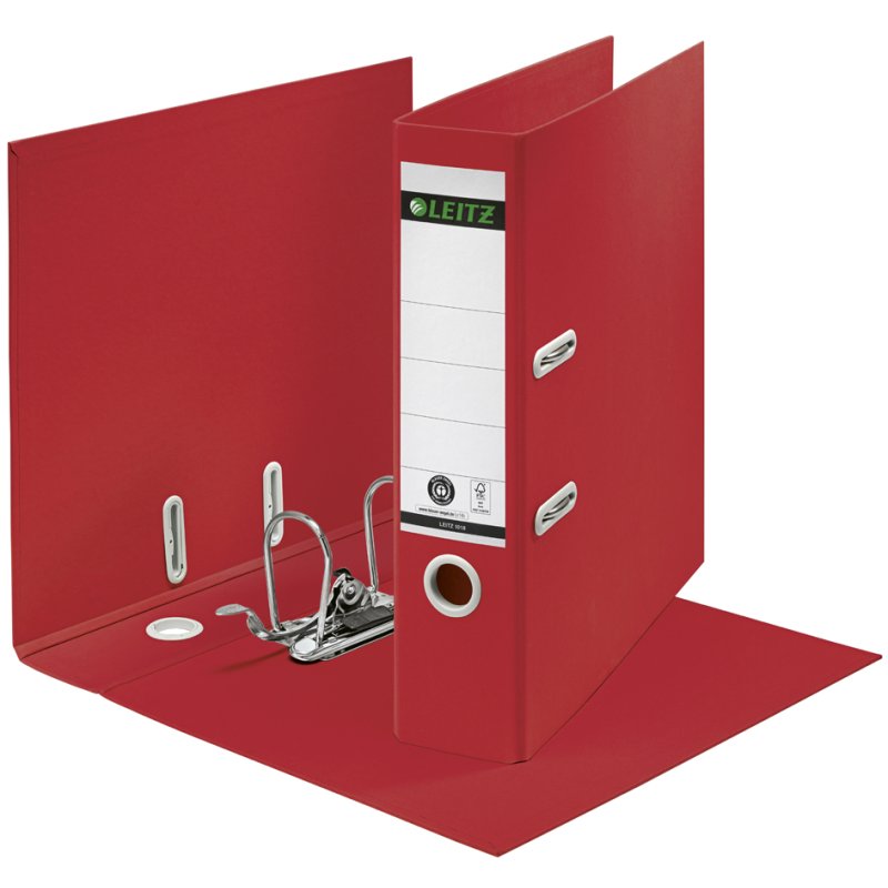 LEITZ classeur Recycle 180 degrés, vert, 80 mm, 10 pièces
