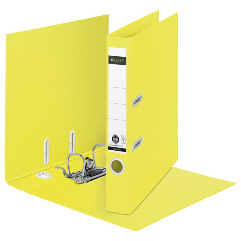 LEITZ classeur Recycle 180 degrés, vert, 80 mm, 10 pièces