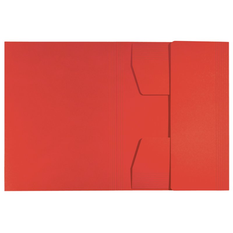 LEITZ Jurismap Recycle A4, rouge, carton recyclé, 250 feuilles