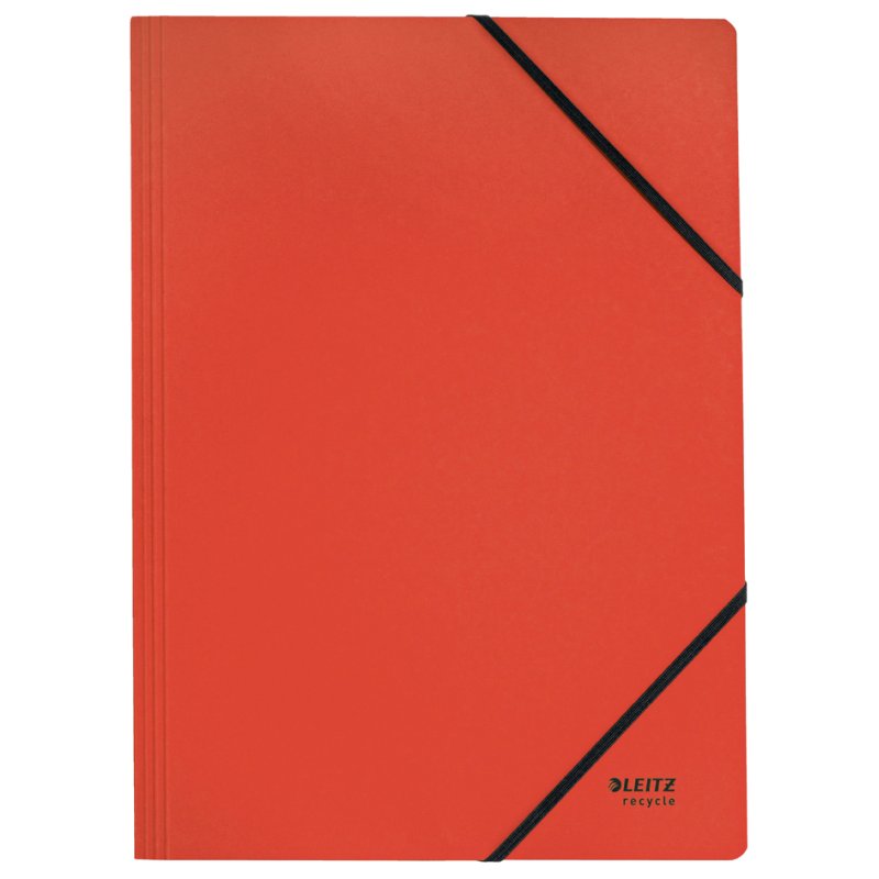 LEITZ serre-feuilles A4, carton recyclé 430 g/m², rouge