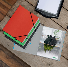 LEITZ sorteermap Recycle A4, karton, 6 vakken, blauw