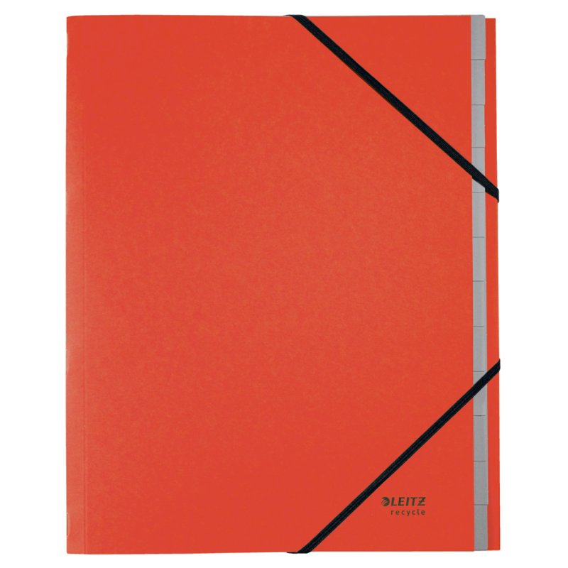 LEITZ trieur recyclé, A4, noir, 12 compartiments