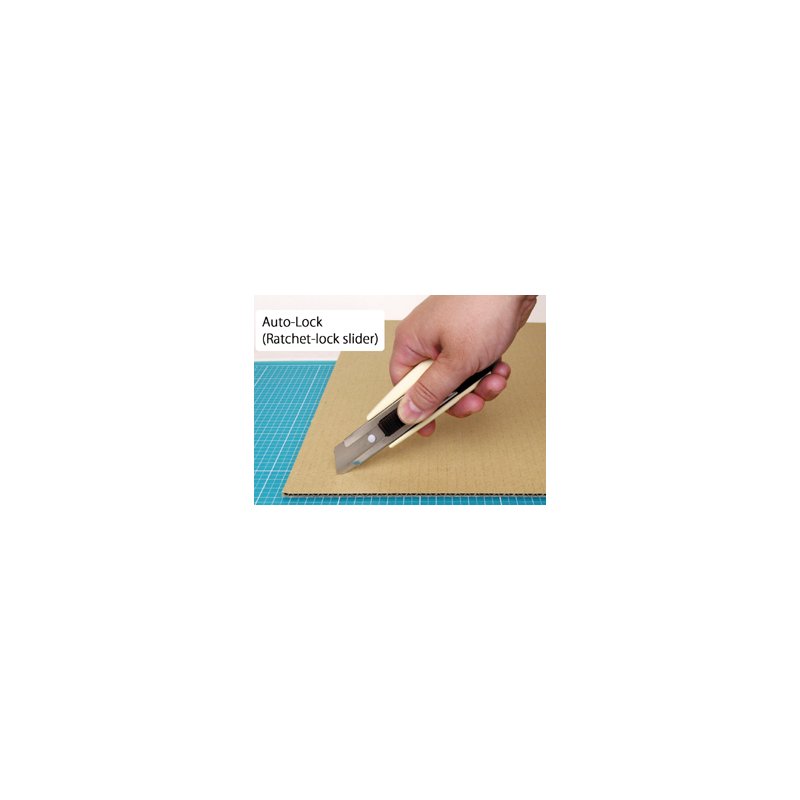 NT Cutter couteau professionnel Stanley, 18 mm, boîtier plastique, ivoire