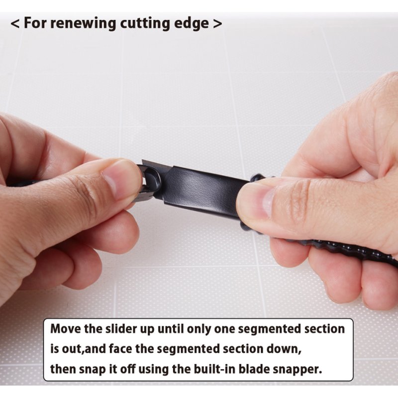 NT Cutter PMGH-EVO2 Snap-off Knife, aluminium, 12.3 mm, black