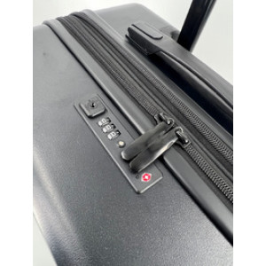JSA Reisetrolley, 50% gerecyclede ABS, maat M, zwart

Dutch: JSA Reistrolley, 50% gerecycled ABS, maat M, zwart