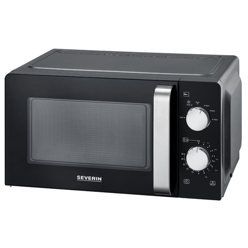 SEVERIN microwave MW 7886, 700 watts, black, 17 L