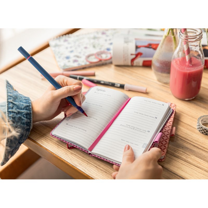 Sigel Agenda Jolie Flair 2026, A6, cuir artificiel, vert