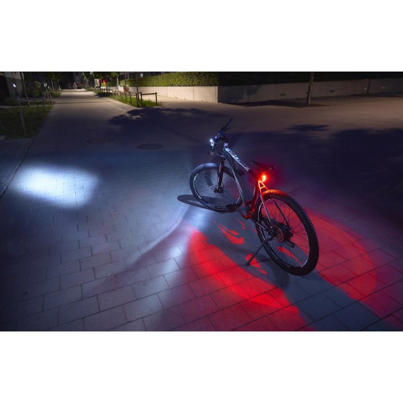 FISCHER Akku-USB LED lighting set TWIN, 60/30/15 Lux, USB rechargeable