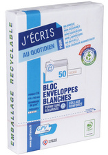 GPV voorbedrukte enveloppen C6, wit, 114×162 mm, 50 stuks