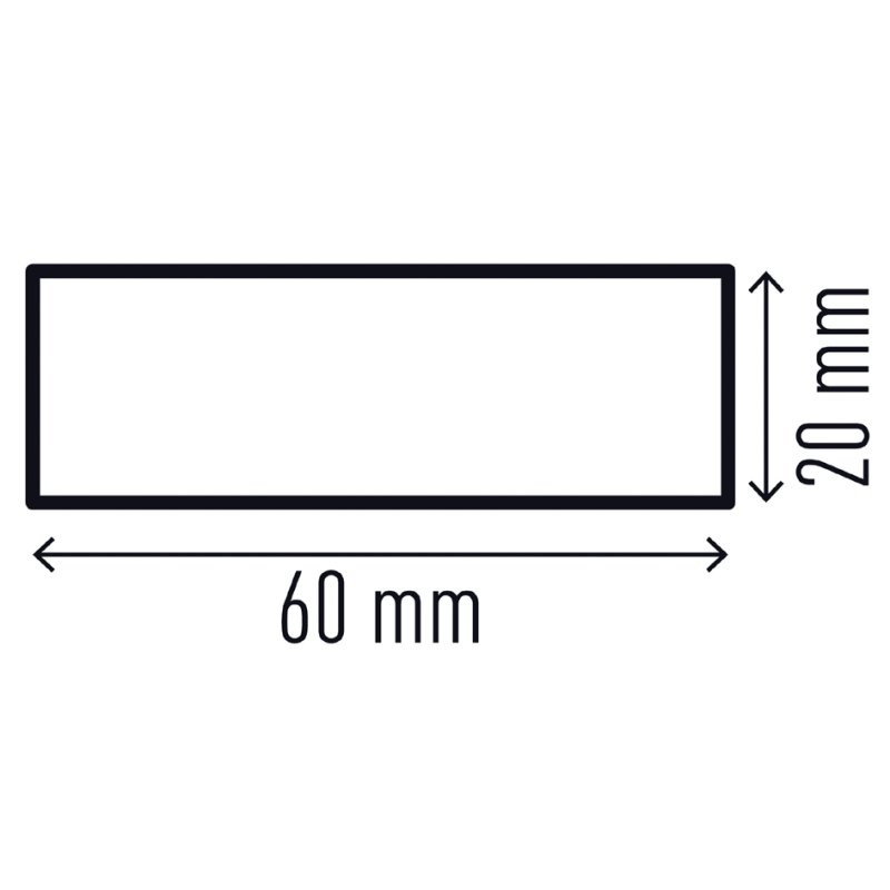 DURABLE profil de protection de surface S10, adhésif, 1 mètre, noir/jaune