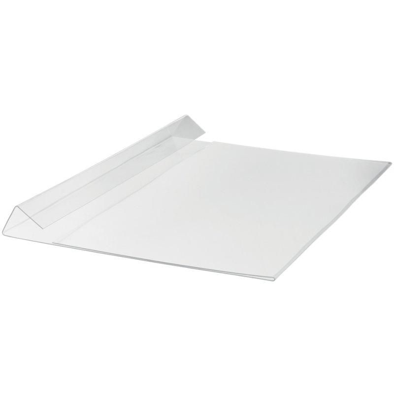 DURABLE identificatietasje hard cover A5 dwars, met vouw, transparant, 10 stuks
