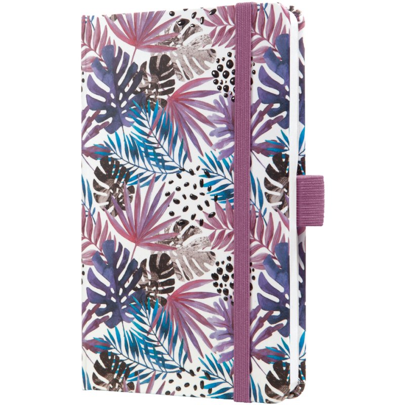 sigel Agenda Hebdomadaire Jolie Beauty 2027 Violet Jungle Fever, DIN A6, reliure rigide, fermeture élastique