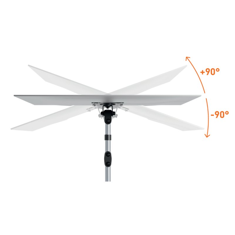 DURABLE monitorarm SELECT voor 1 monitor, tafelklem, tot 27 inch, VESA-halterung