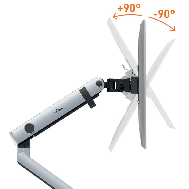 DURABLE bras d'écran SELECT PLUS, 1 moniteur, fixation par pince, 32 pouces