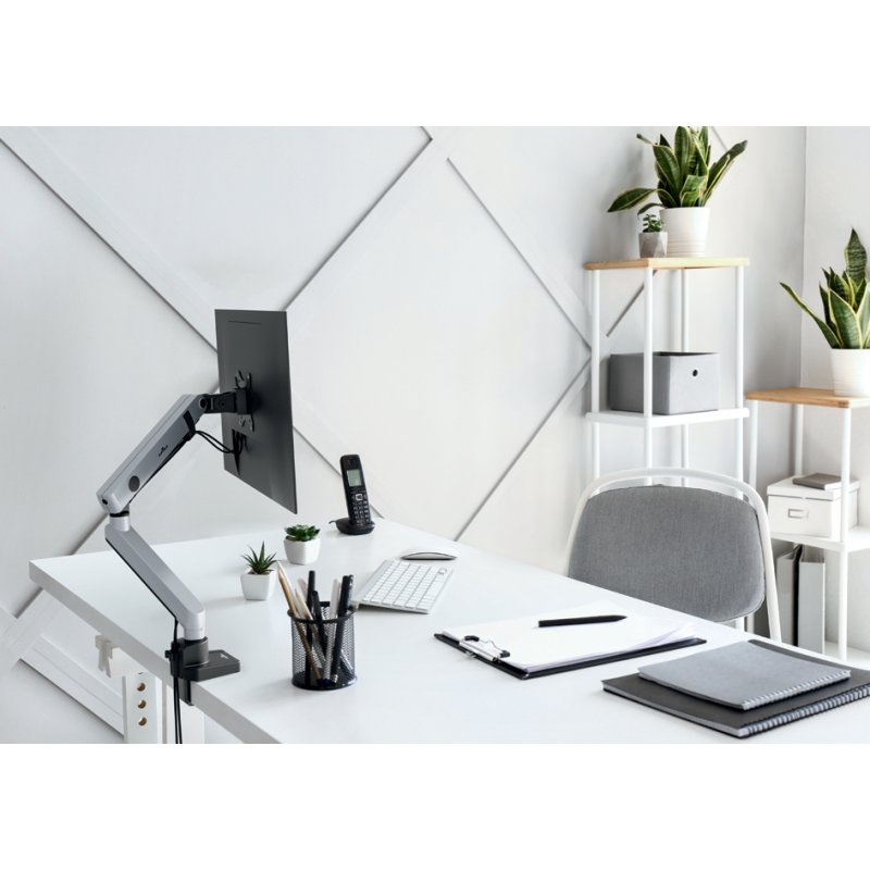 DURABLE bras d'écran SELECT PLUS, 1 moniteur, fixation par pince, 32 pouces
