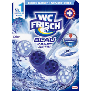 WC Frisch toiletblok, blauw, chloor, 50 g