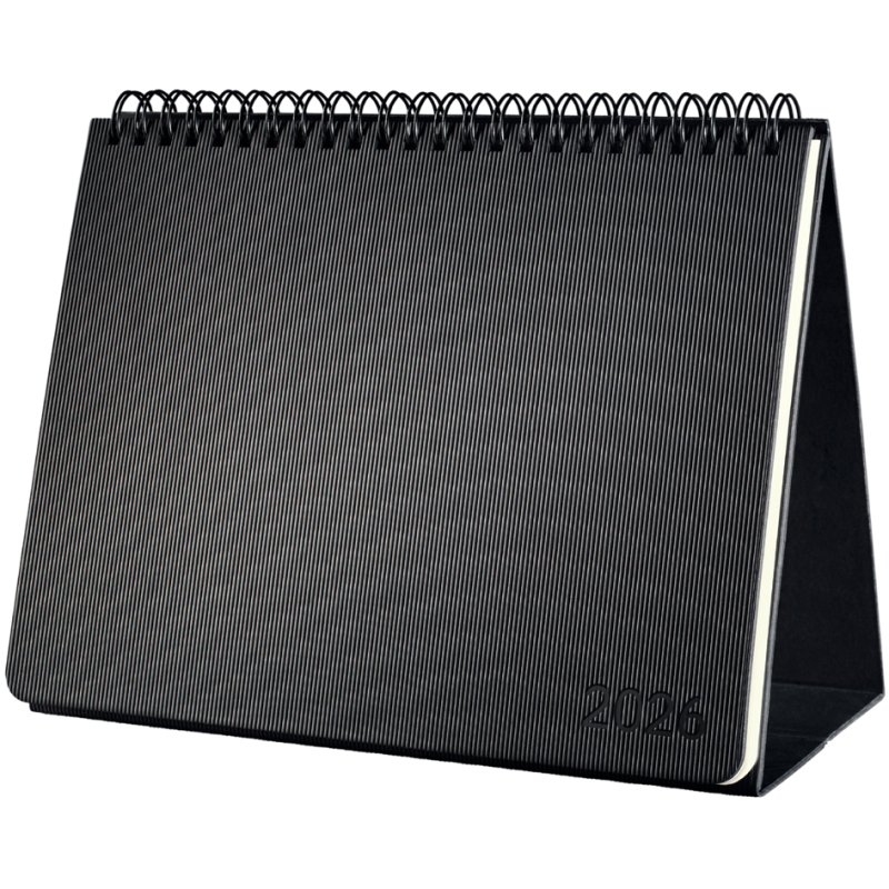 Sigel Calendrier de Bureau Conceptum 2027, A5 paysage, noir, 144 pages