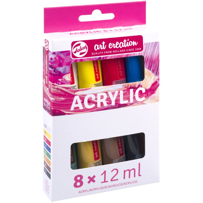 Royal Talens peinture acrylique Art Creation, 12 ml, set de 24 couleurs