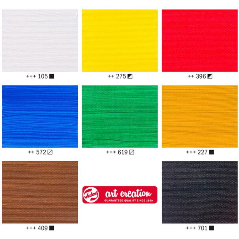 Royal Talens peinture acrylique Art Creation, 12 ml, set de 24 couleurs