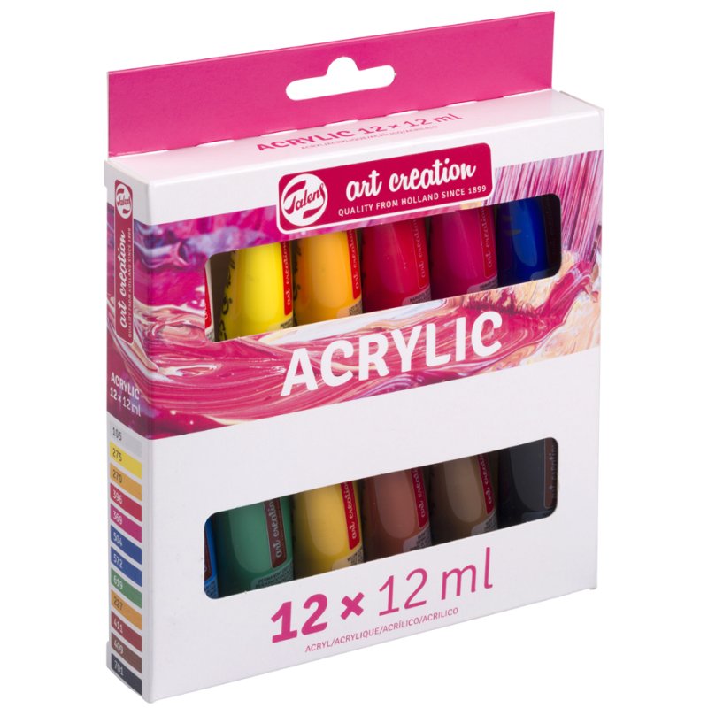 Royal Talens peinture acrylique Art Creation, 12 ml, set de 24 couleurs