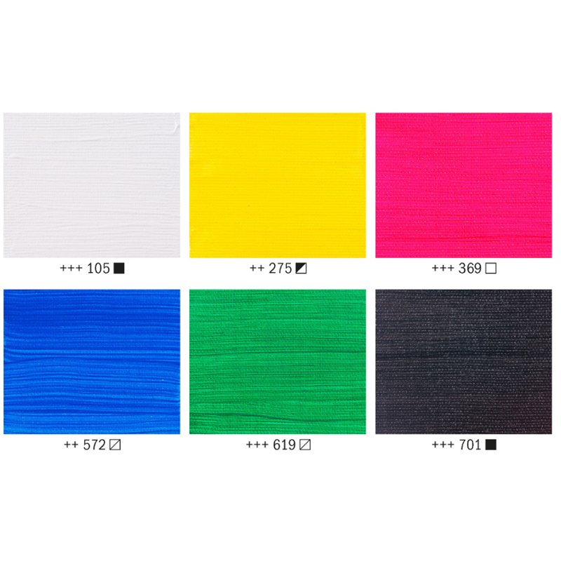 Royal Talens peinture acrylique Art Creation, couleurs primaires, boîte distributrice, 100 pièces