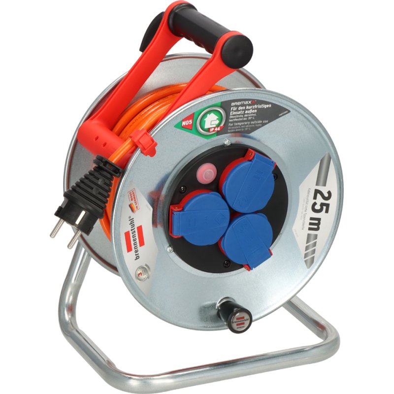 brennenstuhl kabelhaspel Garant S, IP44, 40 m kabel, oranje