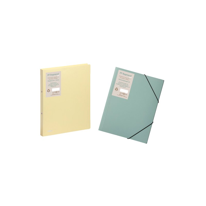 PAGNA ring binders + elastic folders Pastell eco, display, assorted colourful